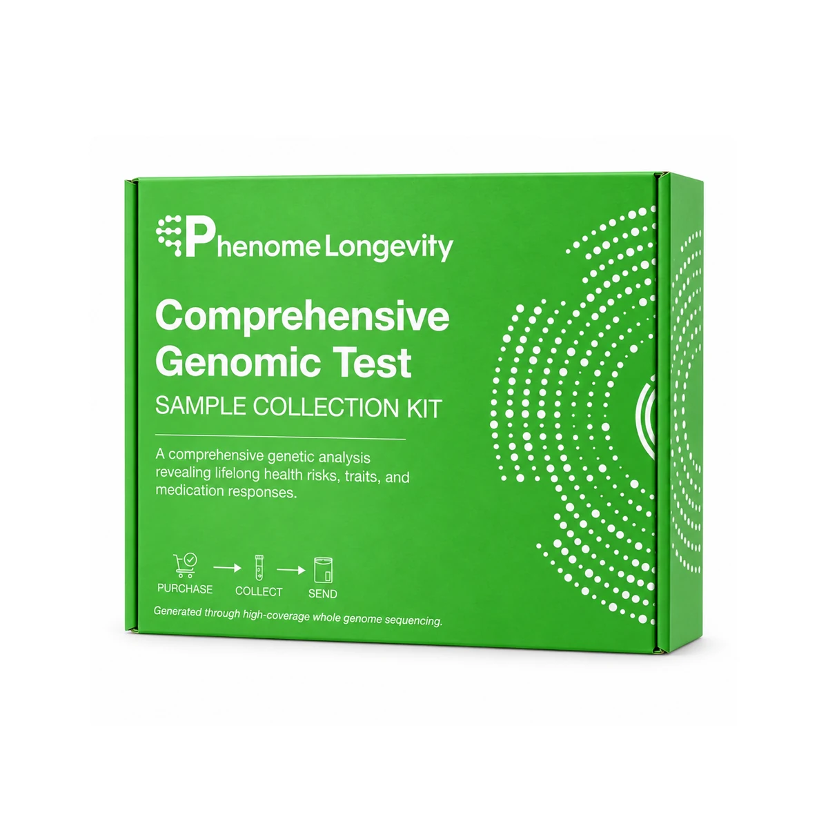 The Comprehensive Genomic Test kit box