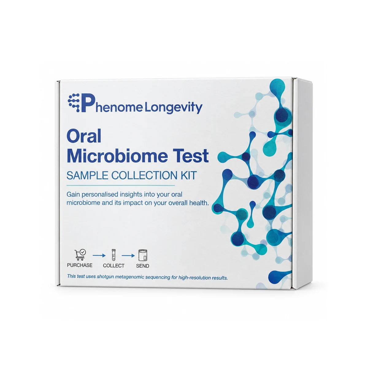 The Oral Microbiome Test kit box